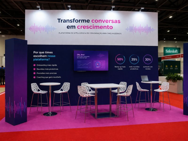 Como captar lead no stand sem formulário longo e sem fricção?